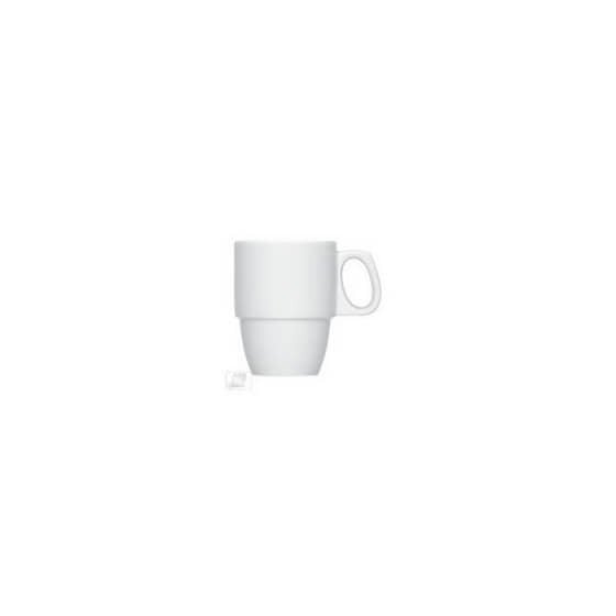 Bauscher Kaffeebecher Dimension - 0,29 l, Porzellan, weiß, 6 Stück