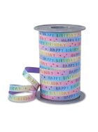 Ringelband Rainbow Pastell Birthday - 10 mm x 200 m