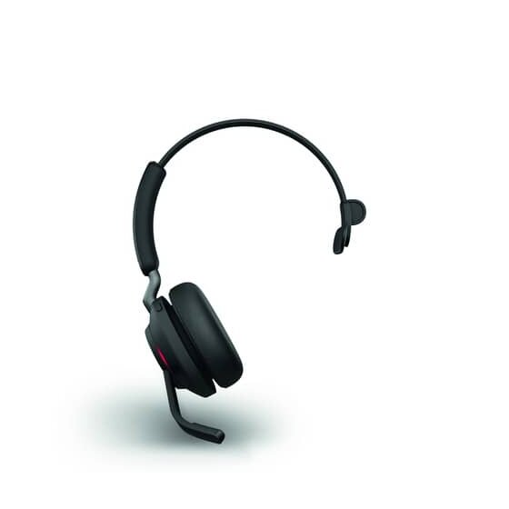 Jabra Headset Evolve2 65 MS Mono BT, USB-C, schwarz, kabellos