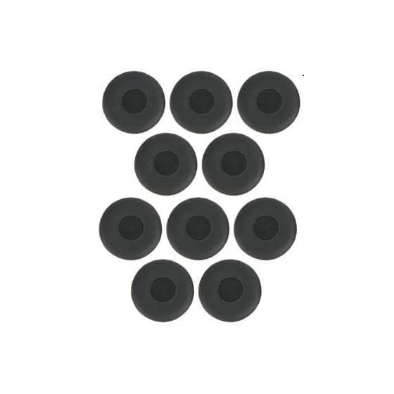 Jabra Lederohrkissen für Evolve 20-65 - schwarz, Leder, 10 Stück