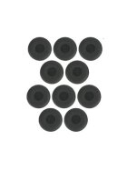 Jabra Lederohrkissen für Evolve 20-65 - schwarz, Leder, 10 Stück