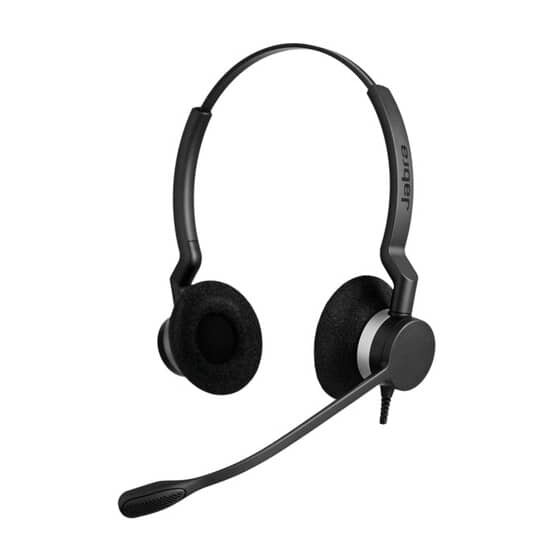 Jabra BIZ 2300 QD Duo - Headset - On-Ear - kabelgebunden