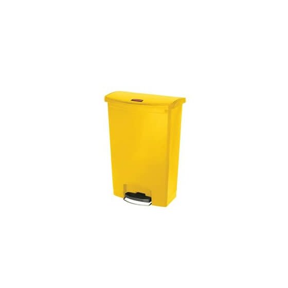 Rubbermaid® Slim Jim® Step-On-Tretabfallbehälter - 90 L, gelb