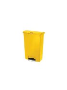 Rubbermaid® Slim Jim® Step-On-Tretabfallbehälter - 90 L, gelb