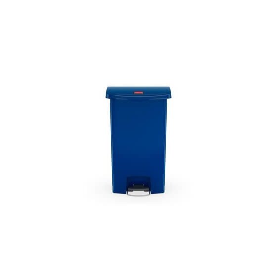 Rubbermaid® Slim Jim® Step-On-Tretabfallbehälter - 90 L, blau