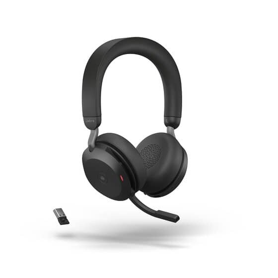 Jabra Headset Evolve2 75 MS Stereo Black, USB-A