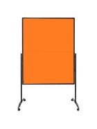 Legamaster Moderationswand PREMIUM PLUS - 150x120 cm, klappbar, Filz, orange