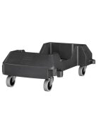 Rubbermaid® Slim Jim® Transportroller - Kunststoff, schwarz