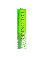 Q-Connect® Akku-Batterien Rechargeable - Micro/AAA/HR03, 1,2 V, 2 Stück