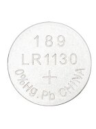 Q-Connect® Knopfzellen-Batterie Alkali-Mangan LR54/189/AG10 10er Pack