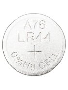 Q-Connect® Knopfzellen-Batterie Alkali-Mangan LR44/A76  10er Pack