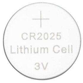 Q-Connect® Knopfzellen-Batterie Lithium CR2025 3Volt...