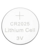 Q-Connect® Knopfzellen-Batterie Lithium CR2025 3Volt - 4 Stück
