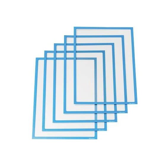 Ultradex® Informationsrahmen - A4, blau, magnetisch, 5 Stück