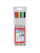 STABILO® Premium-Filzstift mit Pinselspitze Pen 68 brush - 6er Etui