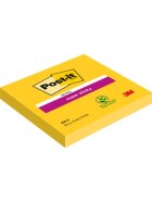 Post-it® SuperSticky Haftnotizblock Super Sticky - 76 x 76 mm, narzissengelb, 12x 90 Blatt Karton