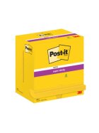 Post-it® SuperSticky Haftnotizblock Super Sticky -76 x 127 mm, narzissengelb, 12x 90 Blatt Karton
