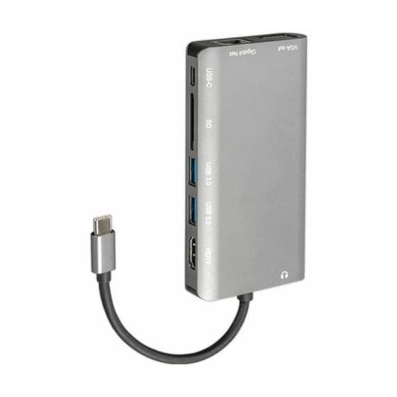 4smarts 8in1 Hub USB Typ-C auf Ethernet, HDMI, 3x USB 3.0