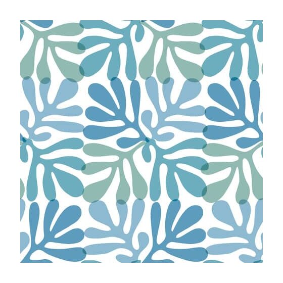 Paper+Design Lunchservietten Ornamente/blau - 33 x 33 cm, 20 Stück