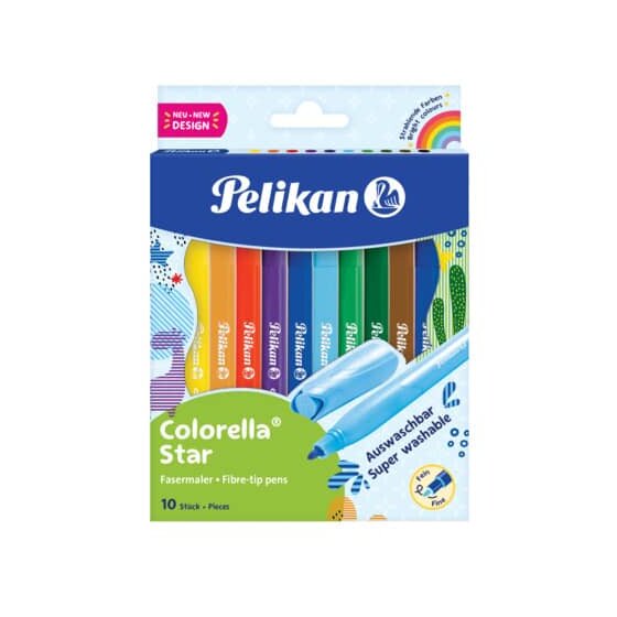 Pelikan® Fasermaler Colorella® Star C 302 - 10er Faltschachtel