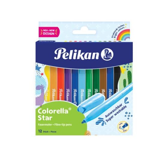 Pelikan® Fasermaler Colorella® Star C 302 - 12er Faltschachtel