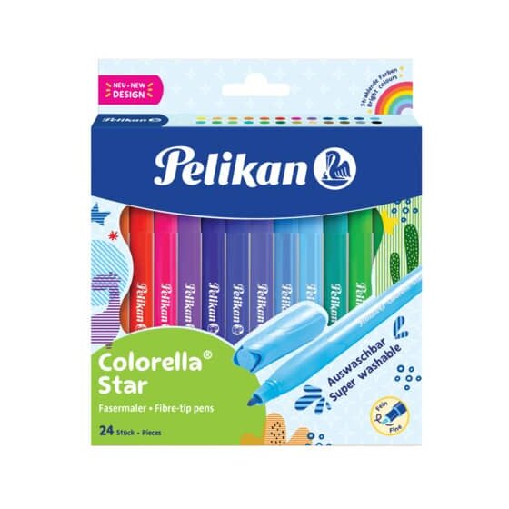 Pelikan® Fasermaler Colorella® Star C 302 - 24er Faltschachtel