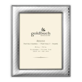GOLDBUCH Bilderrahmen Assisi - 1 Foto 10 x 15 cm, silber
