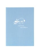 Goldbuch Notizbuch frech & frei - A5, dotted, 200 Seiten, hellblau