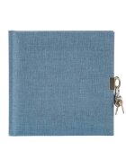Goldbuch Tagebuch Summertime  - 96 Seiten, 16,5 x 16,5 cm, blau/grau