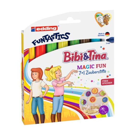 Edding Faserschreiberetui e-13 Funtastics Magic Fun - 8er Set Bibi & Tina® sortiert