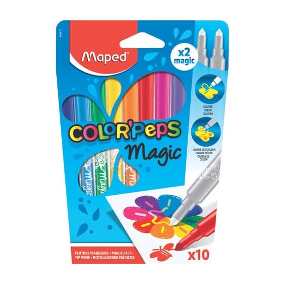 Maped® Faserschreiber ColorPeps Magic - 10er Kartonetui
