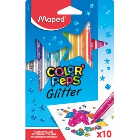 Maped® Faserschreiber ColorPeps Glitter - 10er...
