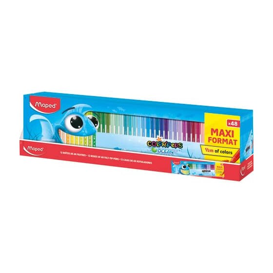 Maped® Faserschreiber ColorPeps Ocean - 48er Kartonetui