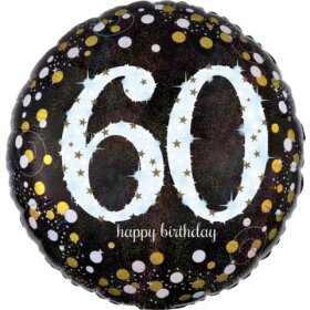 amscan® Folienballon Happy Birthday 60 - Ø 43...