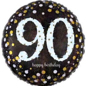 amscan® Folienballon Happy Birthday 90 - Ø 43...