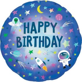 amscan® Folienballon Happy Birthday Alien - Ø...