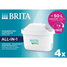 BRITA® Wasserfilter-Kartusche MAXTRA PRO ALL-IN-1 - 4...