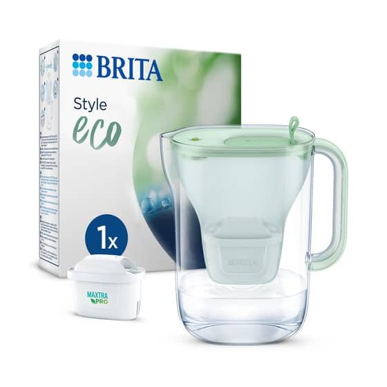 BRITA® Wasserfilter-Kanne Style eco - hellgrün, inkl. MX PRO