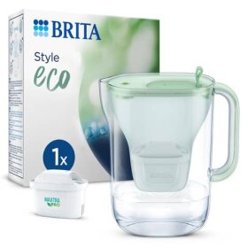 BRITA Wasserfilter-Kanne Style eco - hellgrün, inkl....