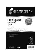 Chronoplan Brieftaschenplaner Monatsplan - A5, inkl. Kunststoffhülle