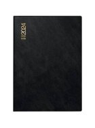 RIDO Taschenkalender Modell Technik III - 1 Tag / 1 Seite, 10 x 14 cm, schwarz
