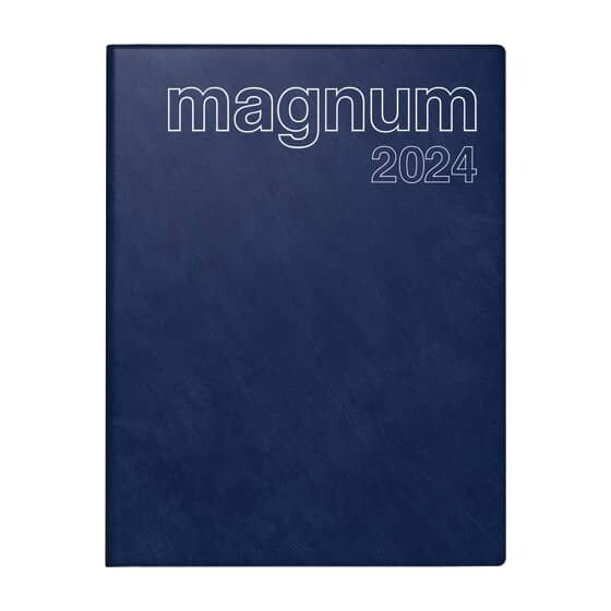 rido® idé® Buchkalender magnum - 1 Woche / 2 Seiten, 18,3 x 24 cm, dunkelblau