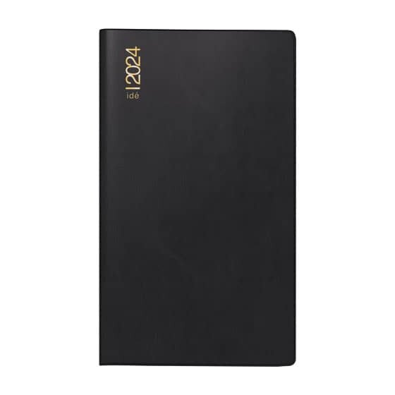 rido® idé® Taschenkalender TM 11 - 1 Monat / 2 Seiten, 8,7 x 15,3 cm, schwarz