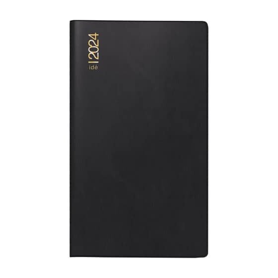 rido® idé® Taschenkalender TM 17 - 1 Monat / 2 Seiten, 8,7 x 15,3 cm, schwarz