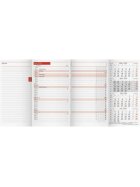 rido® idé® Ersatzkalendarium Taschenkalender Modell TM 12 - 1 Monat / 2 Seiten, 8,7 x 15,3 cm