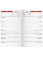 rido® idé® Ersatzkalendarium Taschenkalender Modell TM 15 - 1 Woche / 1 Seite, 8,7 x 15,3 cm