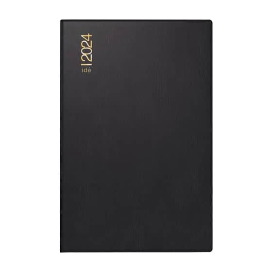 rido® idé® Taschenkalender Modell Partner/Industrie I - 1 Woche / 2 Seiten, 7,2 x 11,2 cm, schwarz