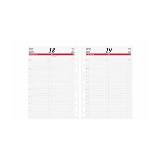 rido® idé® Timing 1 Einlage Tagesplaner - 1 Tag / 1 Seite, 14,8 x 21  cm