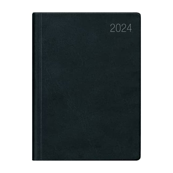 Zettler Taschenkalender 660 - 1 Woche / 2 Seiten, 8,3 x 10,7 cm, schwarz