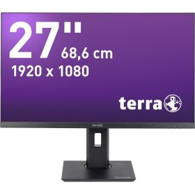 TERRA LCD/LED 2748W PV V3 schwarz HDMI/DP/USB-C GREENLINE...